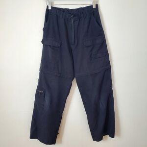 B.E on track Straight Leg Cargo pants black